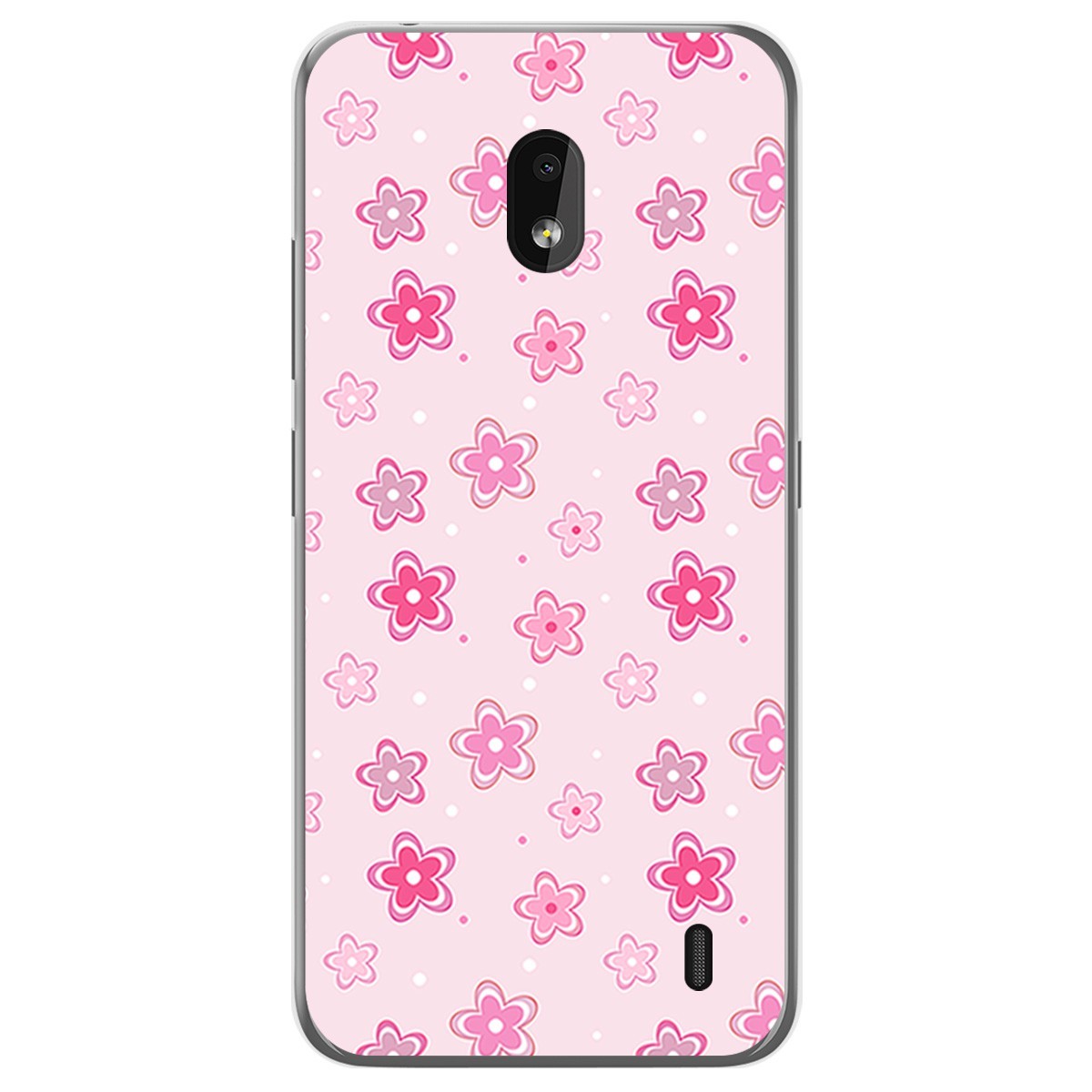 Funda Gel Tpu para Nokia 2.2 diseño Flores Dibujos