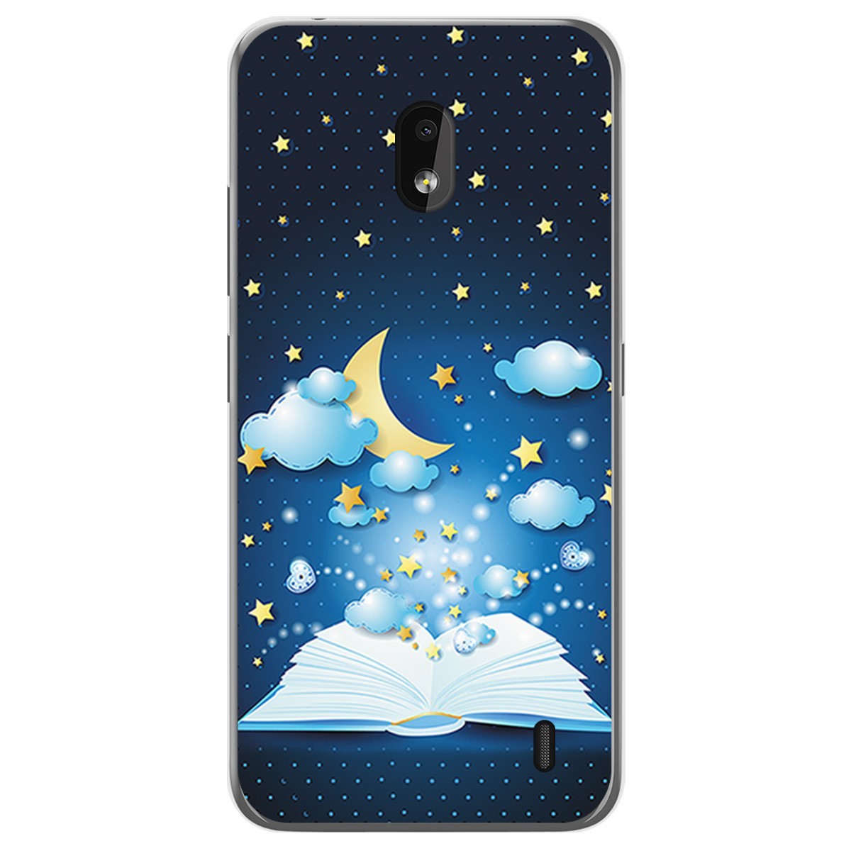 Funda Gel Tpu para Nokia 2.2 diseño Libro Cuentos Dibujos