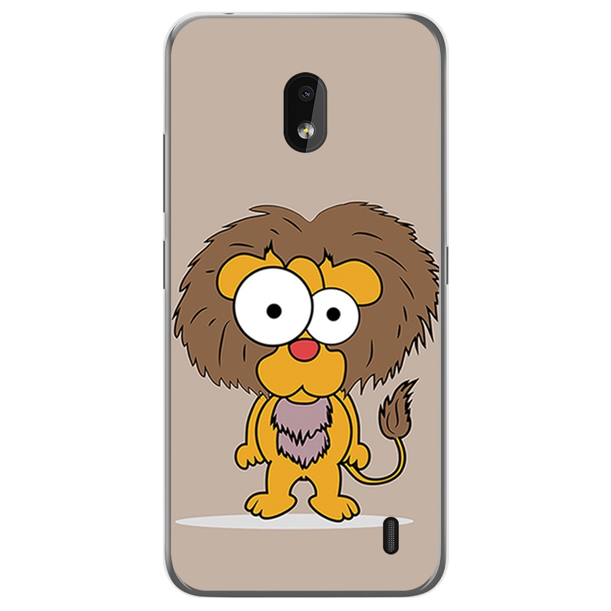 Funda Gel Tpu para Nokia 2.2 diseño Leon Dibujos