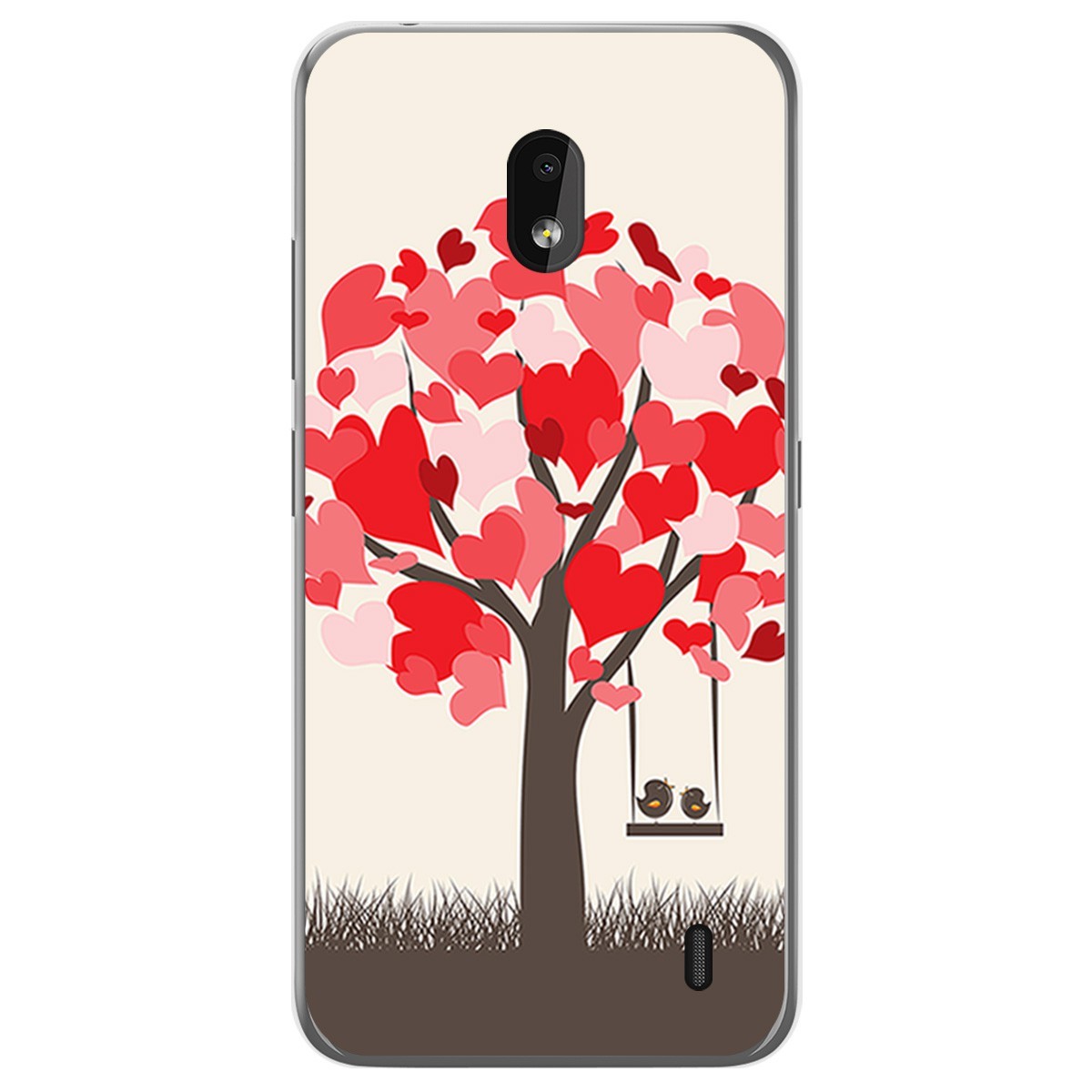 Funda Gel Tpu para Nokia 2.2 diseño Pajaritos Dibujos