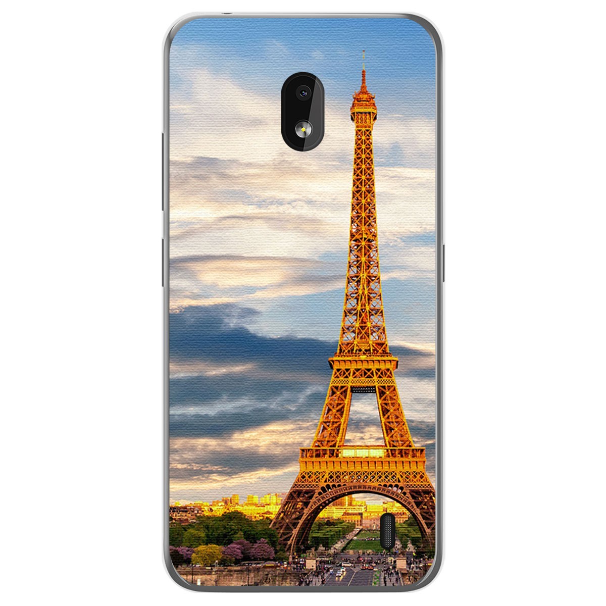 Funda Gel Tpu para Nokia 2.2 diseño Paris Dibujos