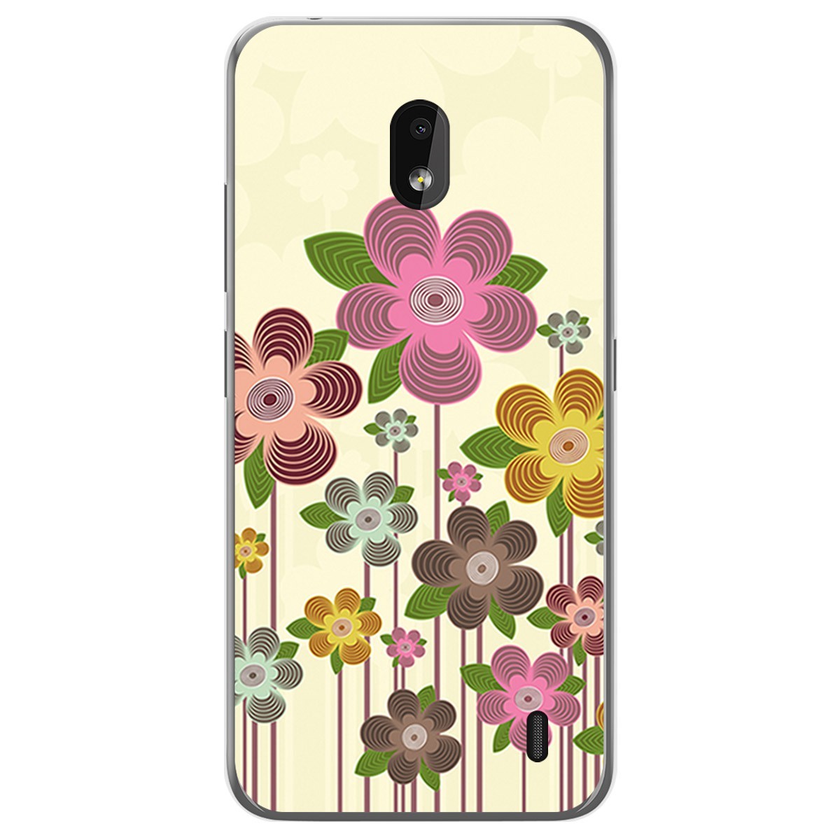 Funda Gel Tpu para Nokia 2.2 diseño Primavera En Flor Dibujos
