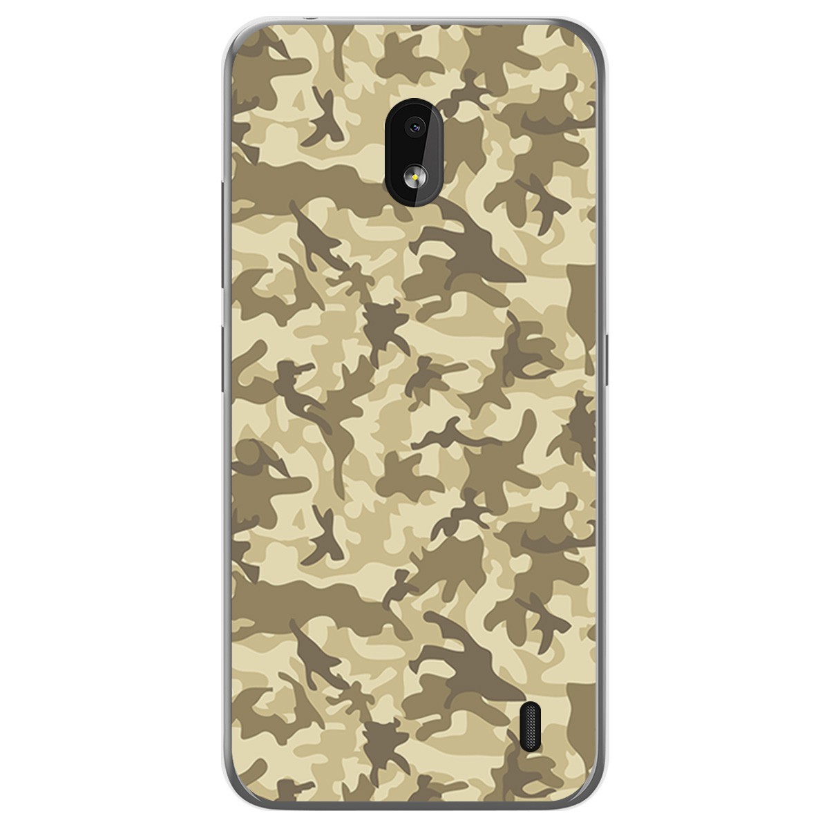 Funda Gel Tpu para Nokia 2.2 diseño Sand Camuflaje Dibujos