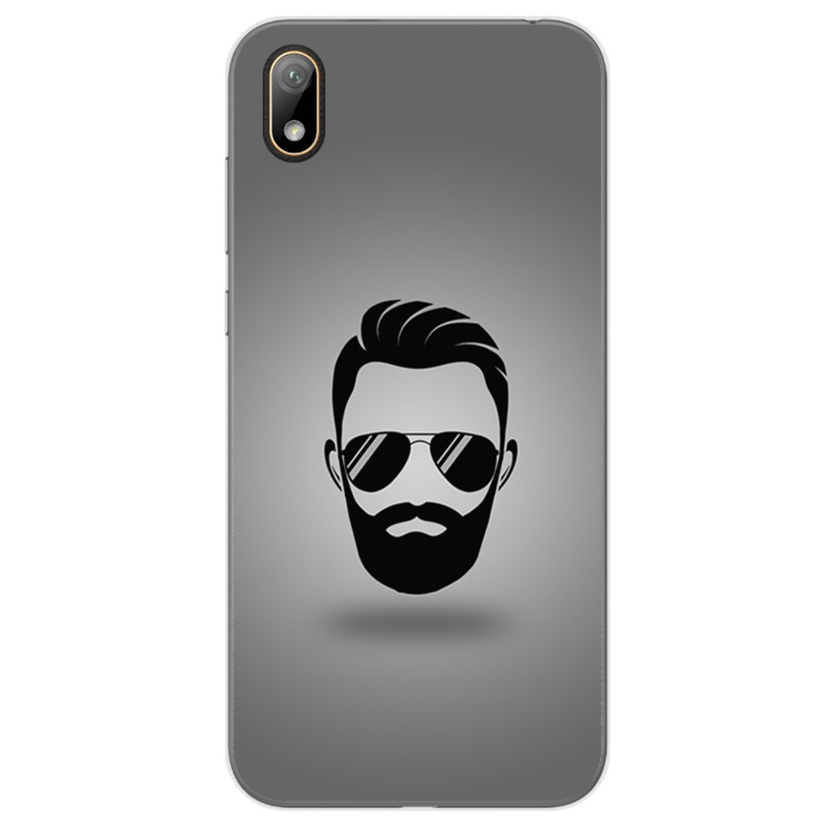 Funda Gel Tpu para Huawei Y5 2019 diseño Barba Dibujos