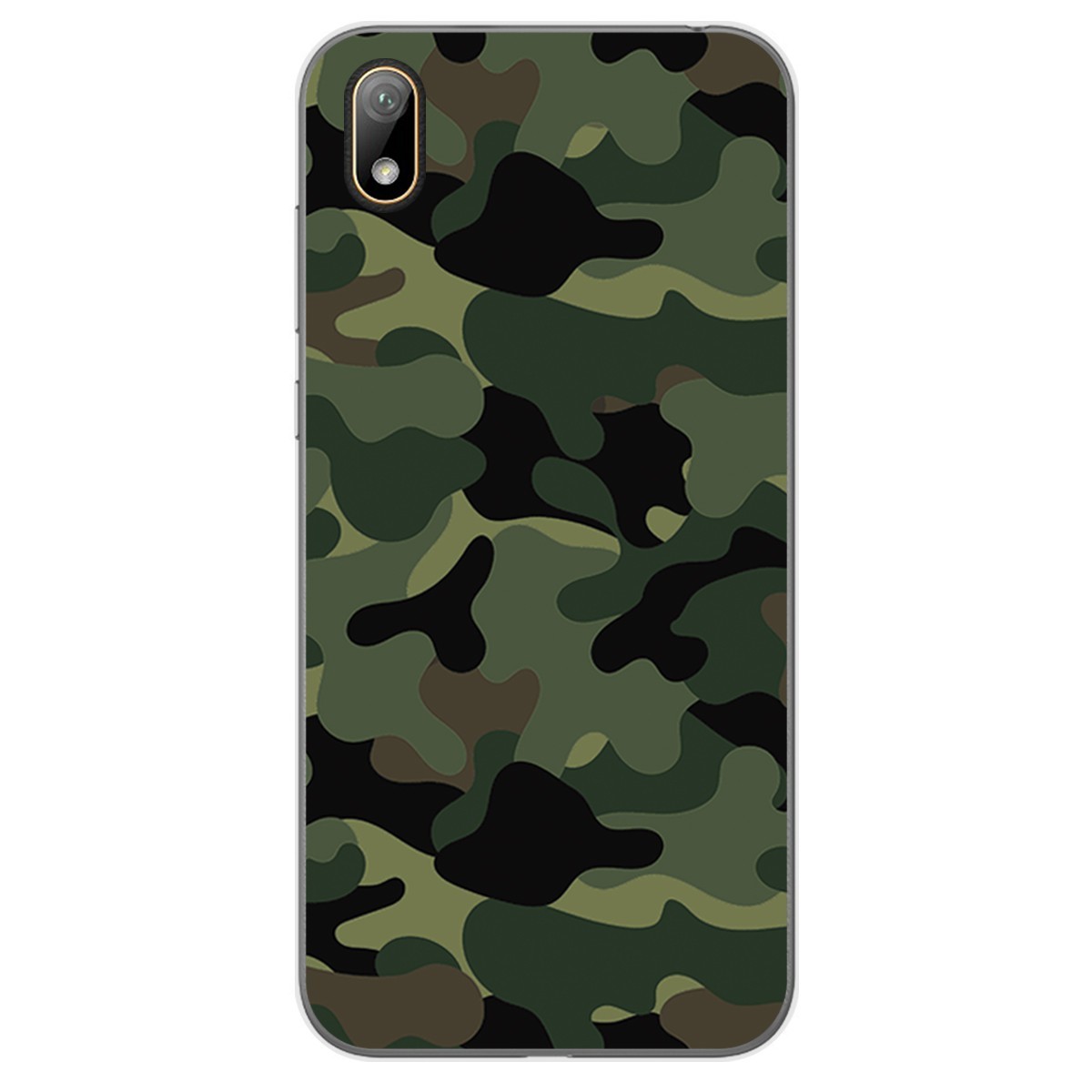 Funda Gel Tpu para Huawei Y5 2019 diseño Camuflaje Dibujos