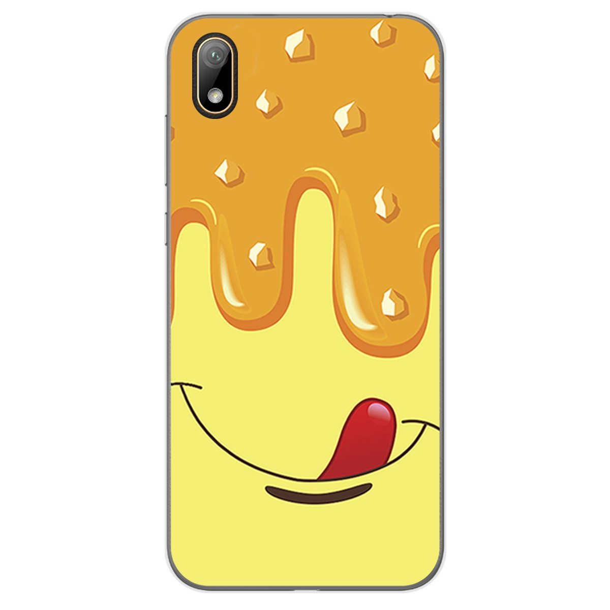 Funda Gel Tpu para Huawei Y5 2019 diseño Helado Vainilla Dibujos
