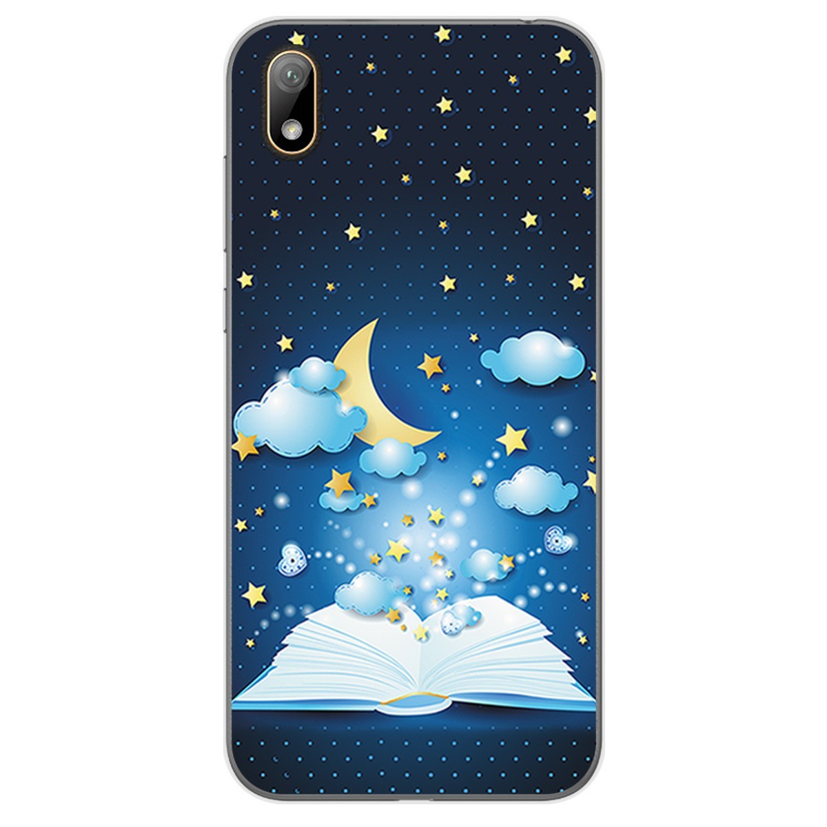 Funda Gel Tpu para Huawei Y5 2019 diseño Libro Cuentos Dibujos
