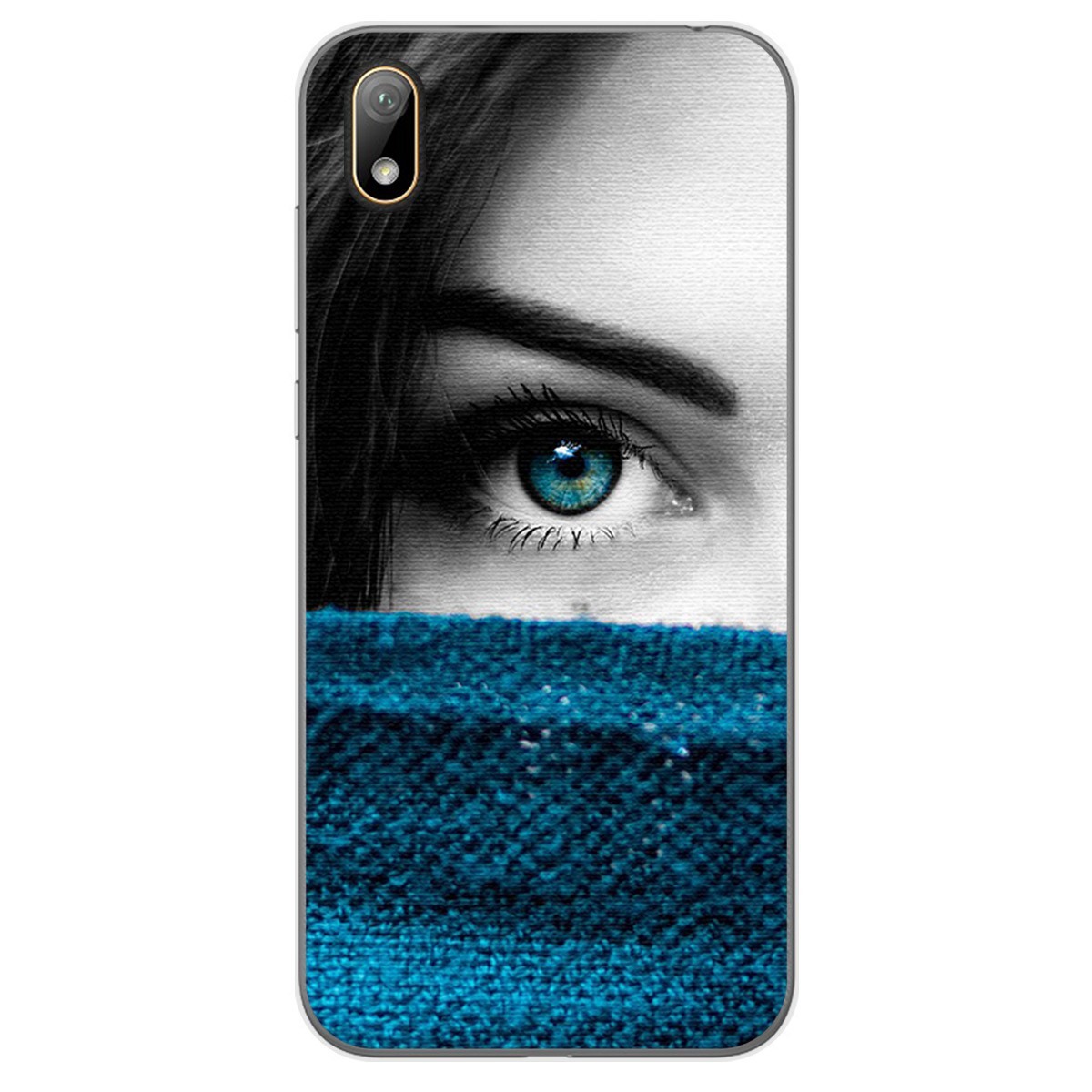 Funda Gel Tpu para Huawei Y5 2019 diseño Ojo Dibujos