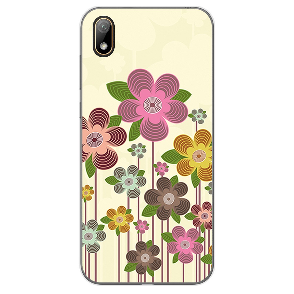 Funda Gel Tpu para Huawei Y5 2019 diseño Primavera En Flor Dibujos