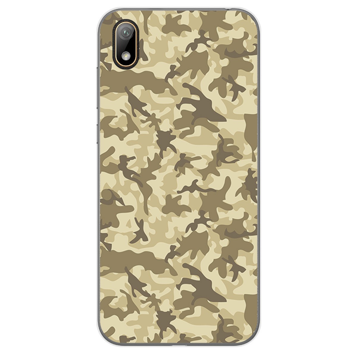 Funda Gel Tpu para Huawei Y5 2019 diseño Sand Camuflaje Dibujos
