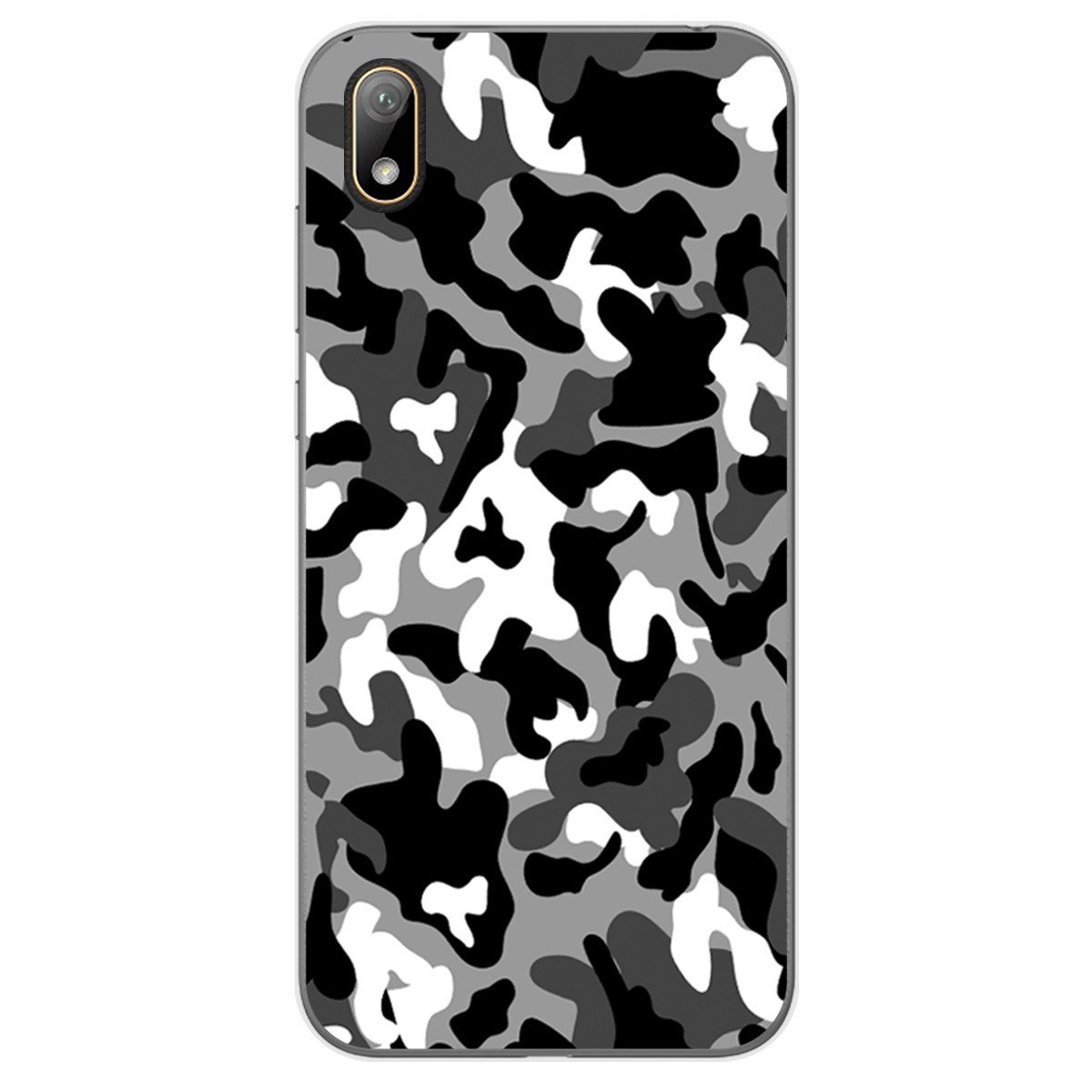 Funda Gel Tpu para Huawei Y5 2019 diseño Snow Camuflaje Dibujos