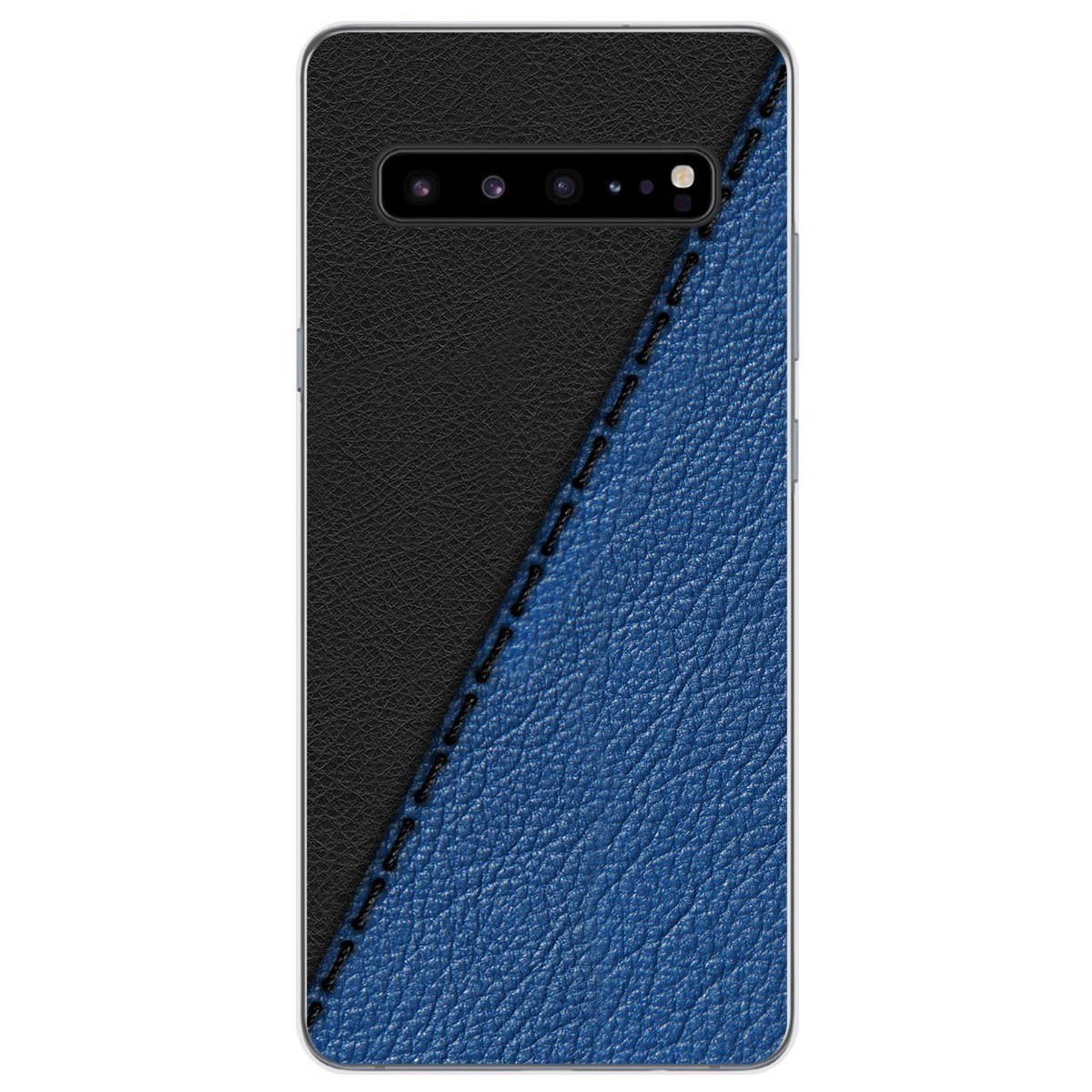 Funda Gel Tpu para Samsung Galaxy S10 5G diseño Cuero 02 Dibujos