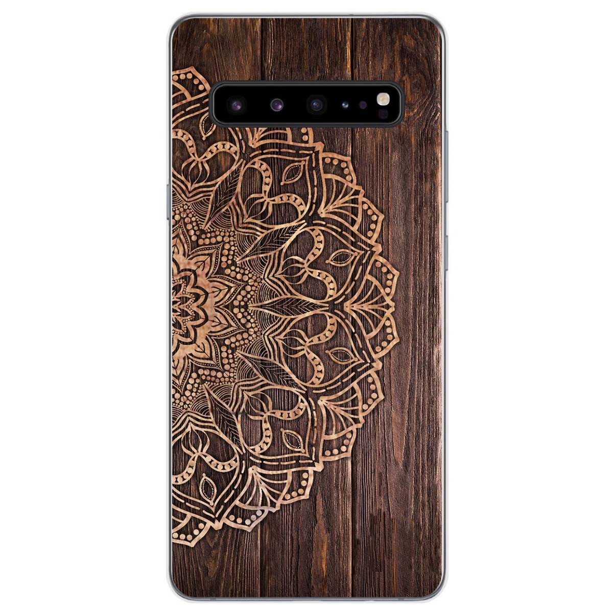 Funda Gel Tpu para Samsung Galaxy S10 5G diseño Madera 06 Dibujos