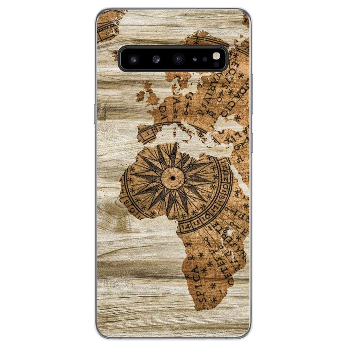 Funda Gel Tpu para Samsung Galaxy S10 5G diseño Madera 07 Dibujos