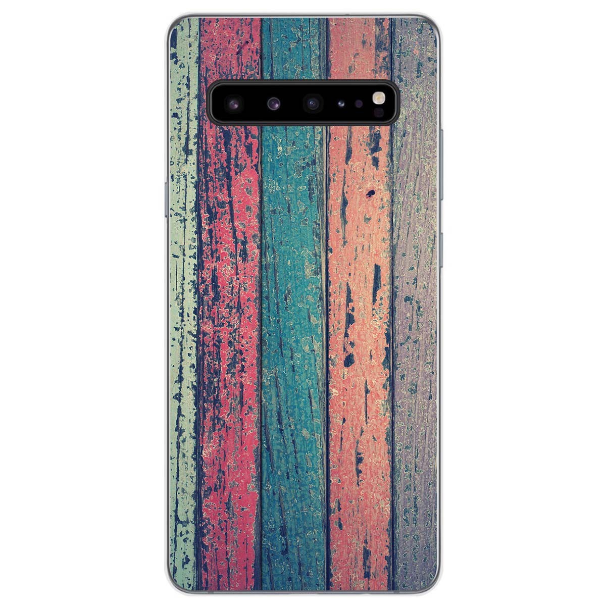 Funda Gel Tpu para Samsung Galaxy S10 5G diseño Madera 10 Dibujos