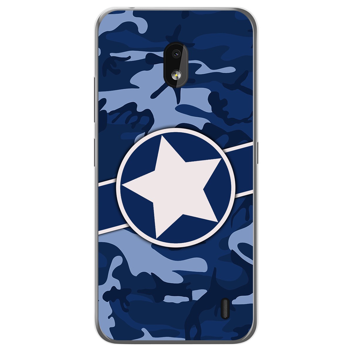 Funda Gel Tpu para Nokia 2.2 diseño Camuflaje 03 Dibujos