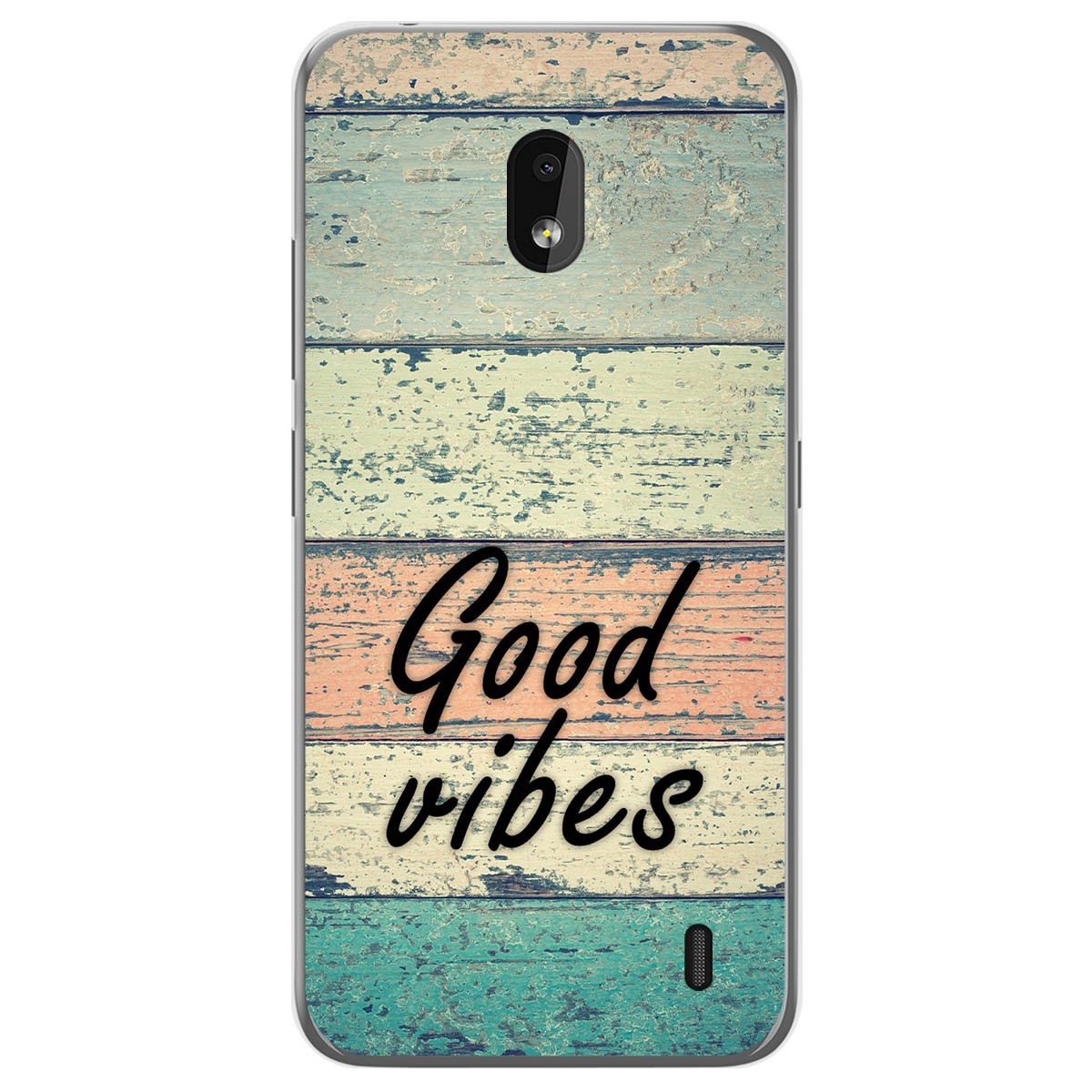 Funda Gel Tpu para Nokia 2.2 diseño Madera 01 Dibujos