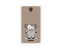 Funda Gel Tpu para Alcatel Pixi 4 (5") 3G Diseño Toro Dibujos