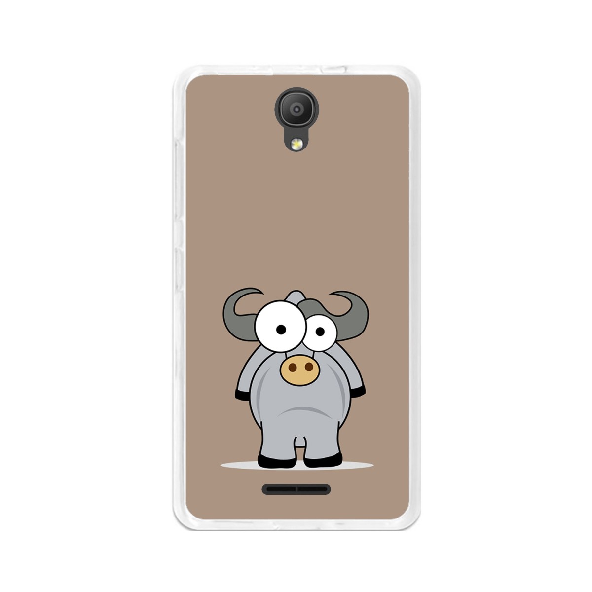 Funda Gel Tpu para Alcatel Pixi 4 (5") 3G Diseño Toro Dibujos