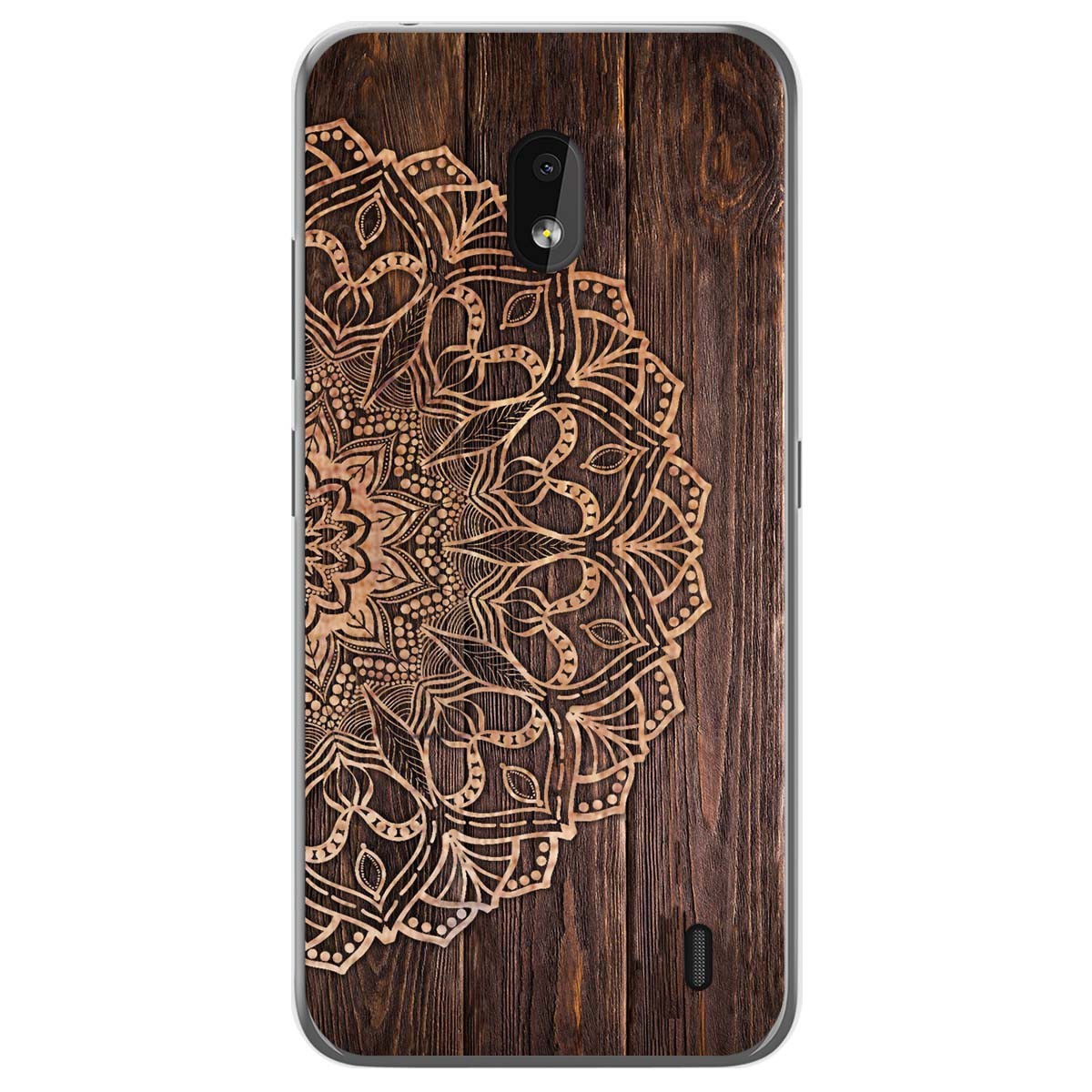 Funda Gel Tpu para Nokia 2.2 diseño Madera 06 Dibujos