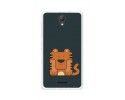 Funda Gel Tpu para Alcatel Pixi 4 (5") 3G Diseño Tigre Dibujos