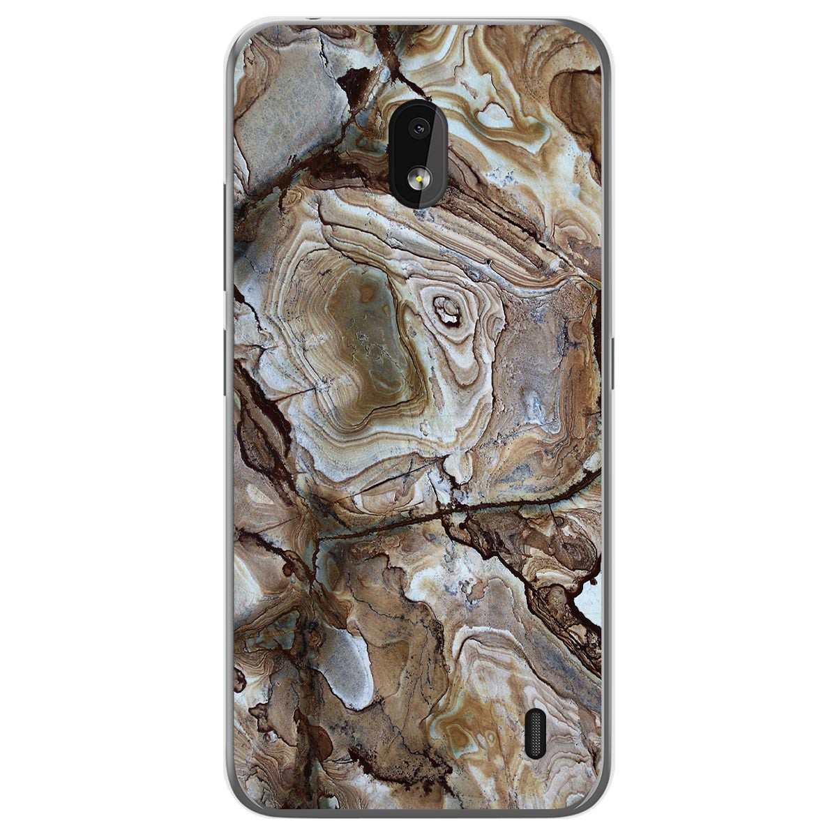 Funda Gel Tpu para Nokia 2.2 diseño Mármol 14 Dibujos