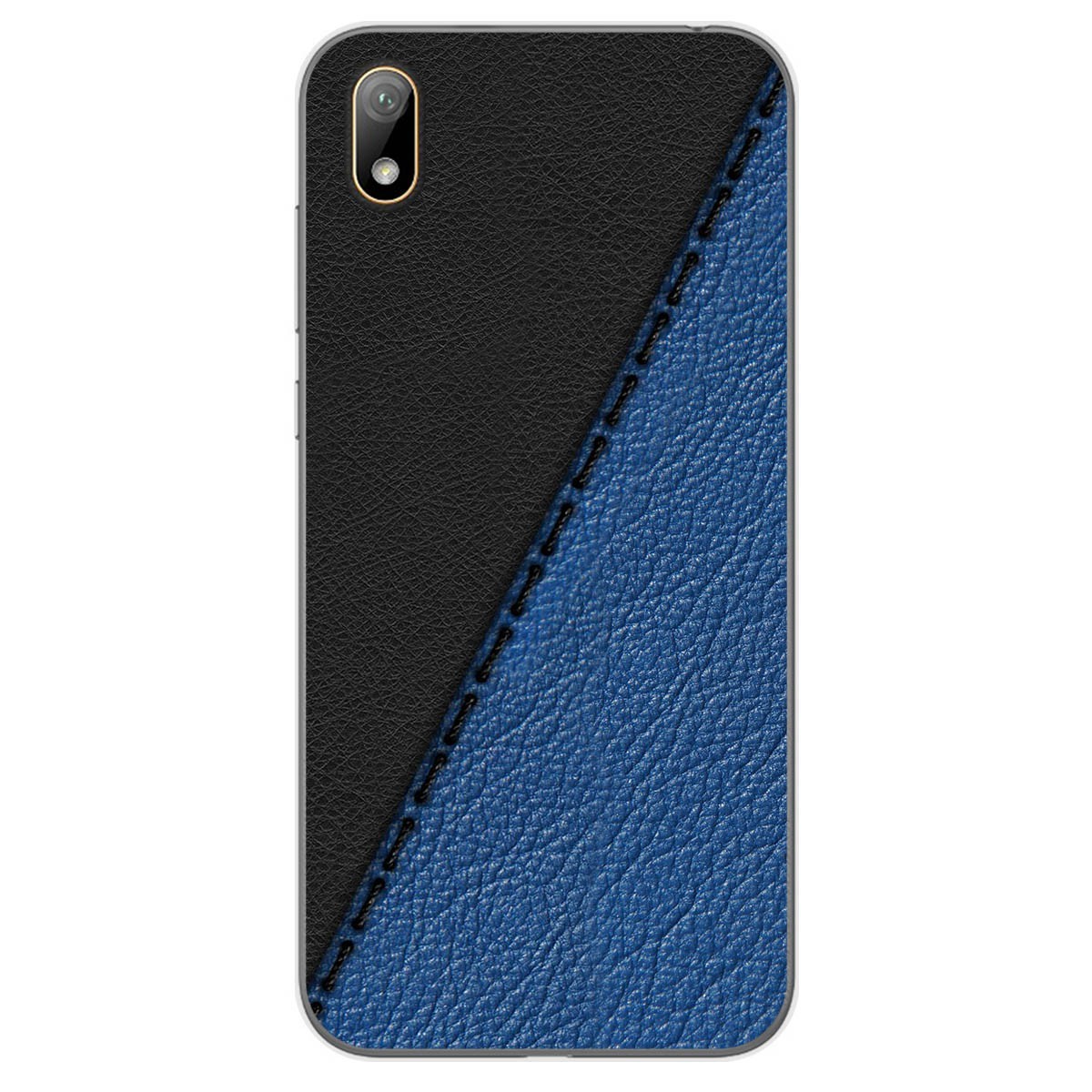 Funda Gel Tpu para Huawei Y5 2019 diseño Cuero 02 Dibujos