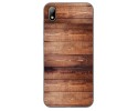 Funda Gel Tpu para Huawei Y5 2019 diseño Madera 02 Dibujos
