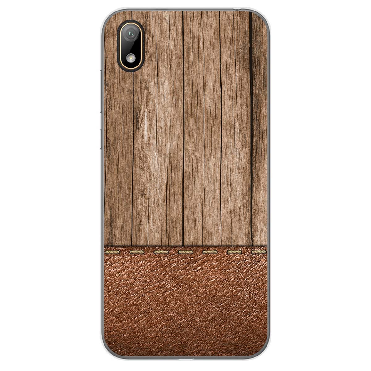 Funda Gel Tpu para Huawei Y5 2019 diseño Madera 09 Dibujos