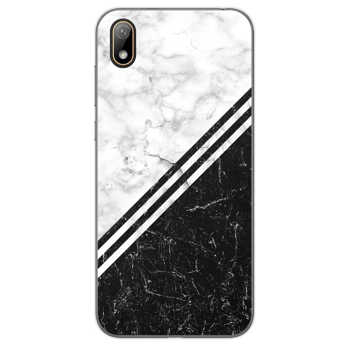Funda Gel Tpu para Huawei Y5 2019 diseño Mármol 01 Dibujos