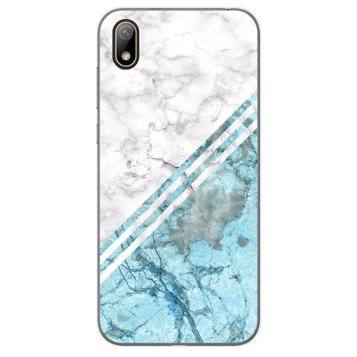Funda Gel Tpu para Huawei Y5 2019 diseño Mármol 02 Dibujos