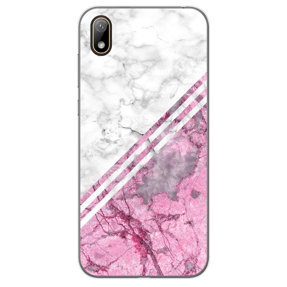Funda Gel Tpu para Huawei Y5 2019 diseño Mármol 03 Dibujos