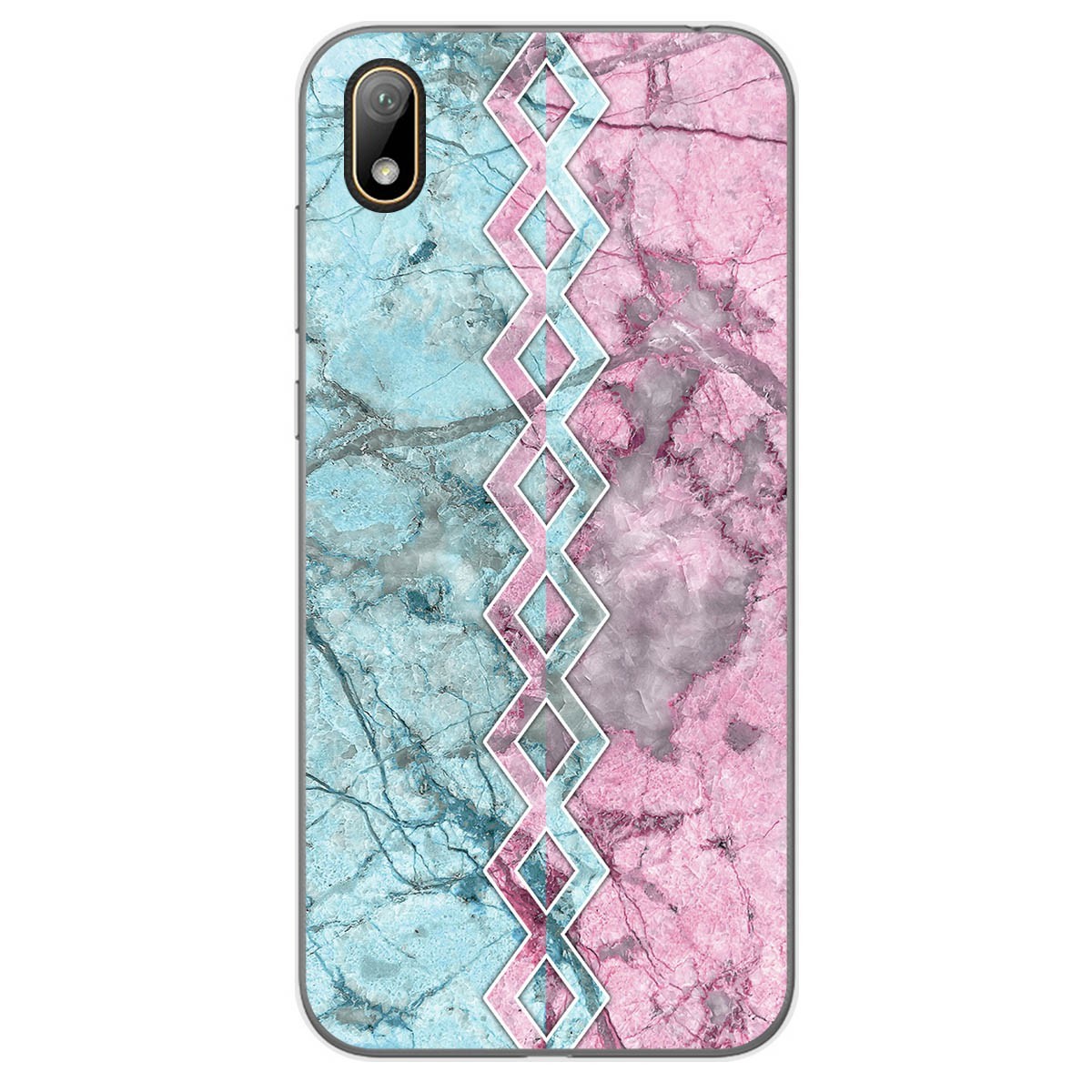 Funda Gel Tpu para Huawei Y5 2019 diseño Mármol 08 Dibujos