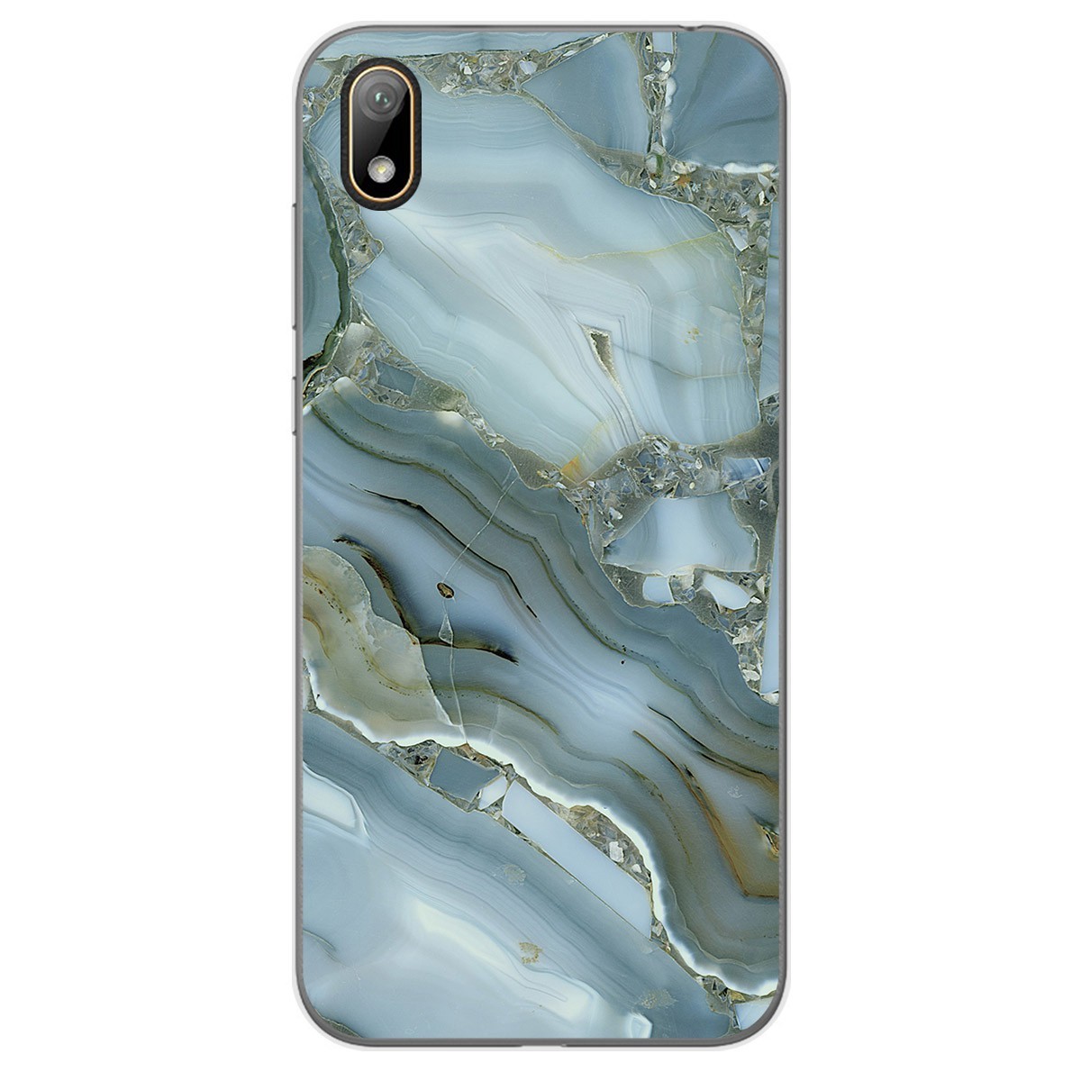 Funda Gel Tpu para Huawei Y5 2019 diseño Mármol 09 Dibujos