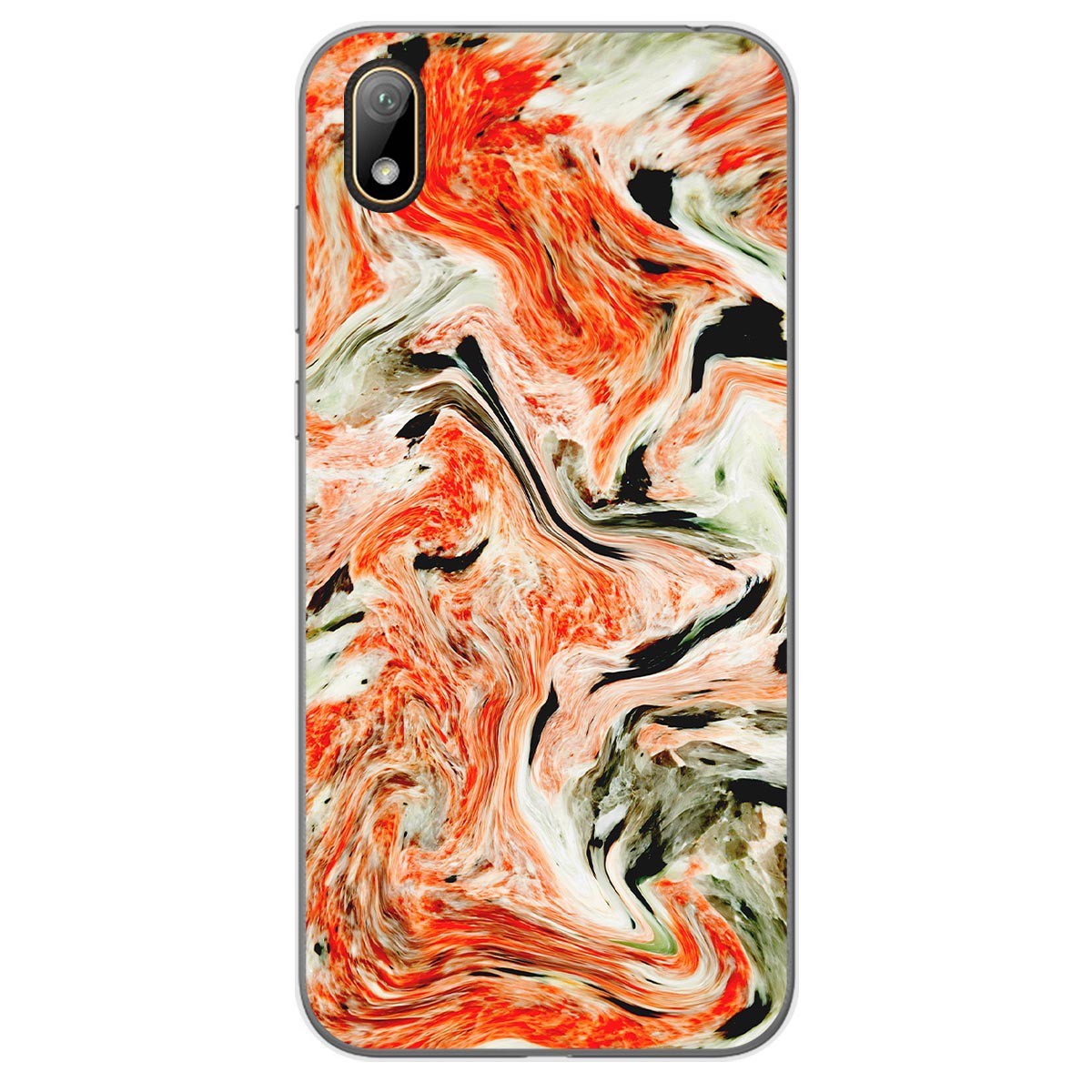 Funda Gel Tpu para Huawei Y5 2019 diseño Mármol 12 Dibujos