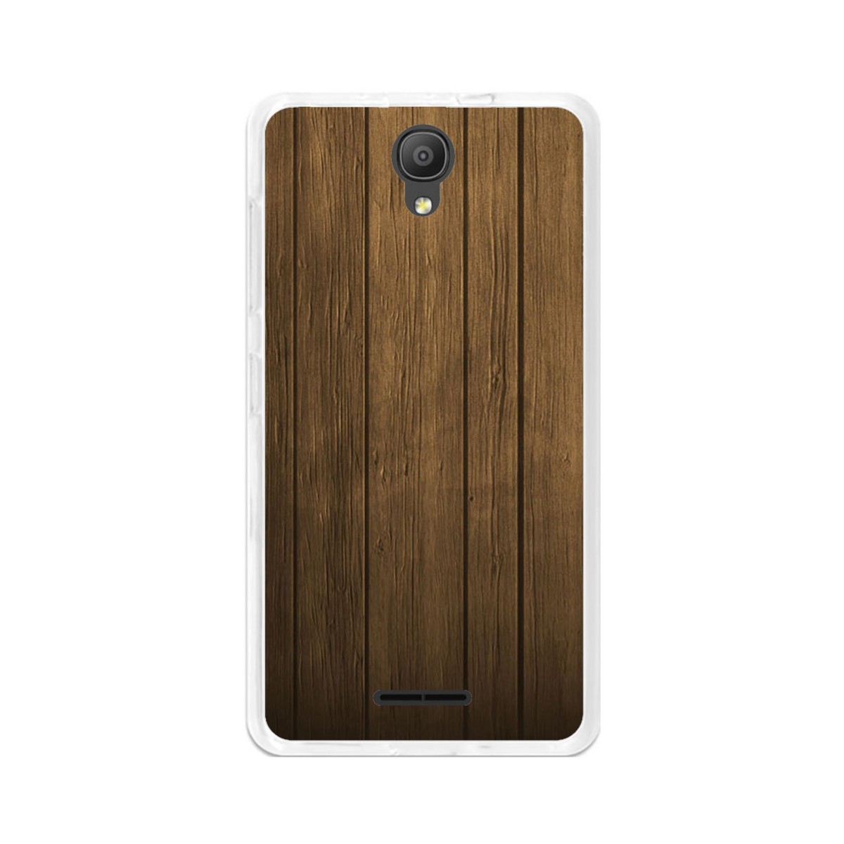 Funda Gel Tpu para Alcatel Pixi 4 (5") 3G Diseño Madera Dibujos