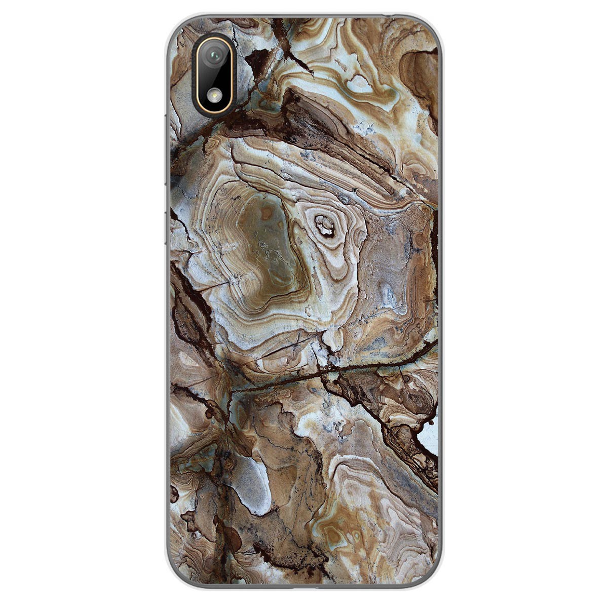 Funda Gel Tpu para Huawei Y5 2019 diseño Mármol 14 Dibujos
