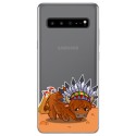 Funda Gel Transparente para Samsung Galaxy S10 5G diseño Bufalo Dibujos