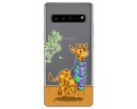 Funda Gel Transparente para Samsung Galaxy S10 5G diseño Jirafa Dibujos