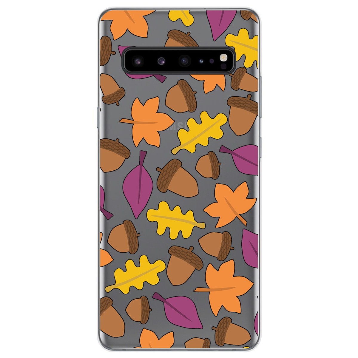 Funda Gel Transparente para Samsung Galaxy S10 5G diseño Otoño Dibujos