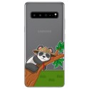 Funda Gel Transparente para Samsung Galaxy S10 5G diseño Panda Dibujos