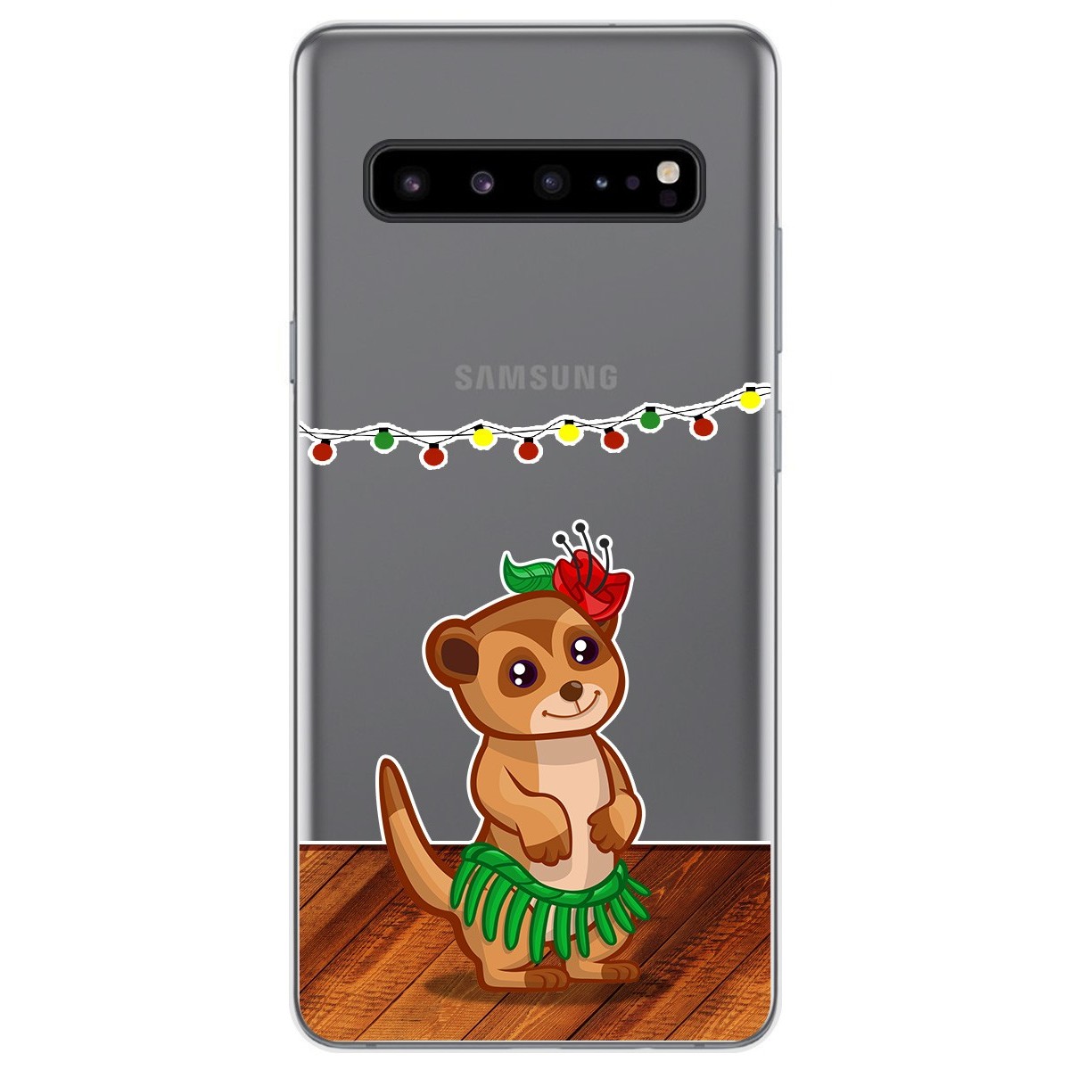 Funda Gel Transparente para Samsung Galaxy S10 5G diseño Suricata Dibujos