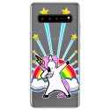 Funda Gel Transparente para Samsung Galaxy S10 5G diseño Unicornio Dibujos