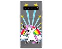 Funda Gel Transparente para Samsung Galaxy S10 5G diseño Unicornio Dibujos
