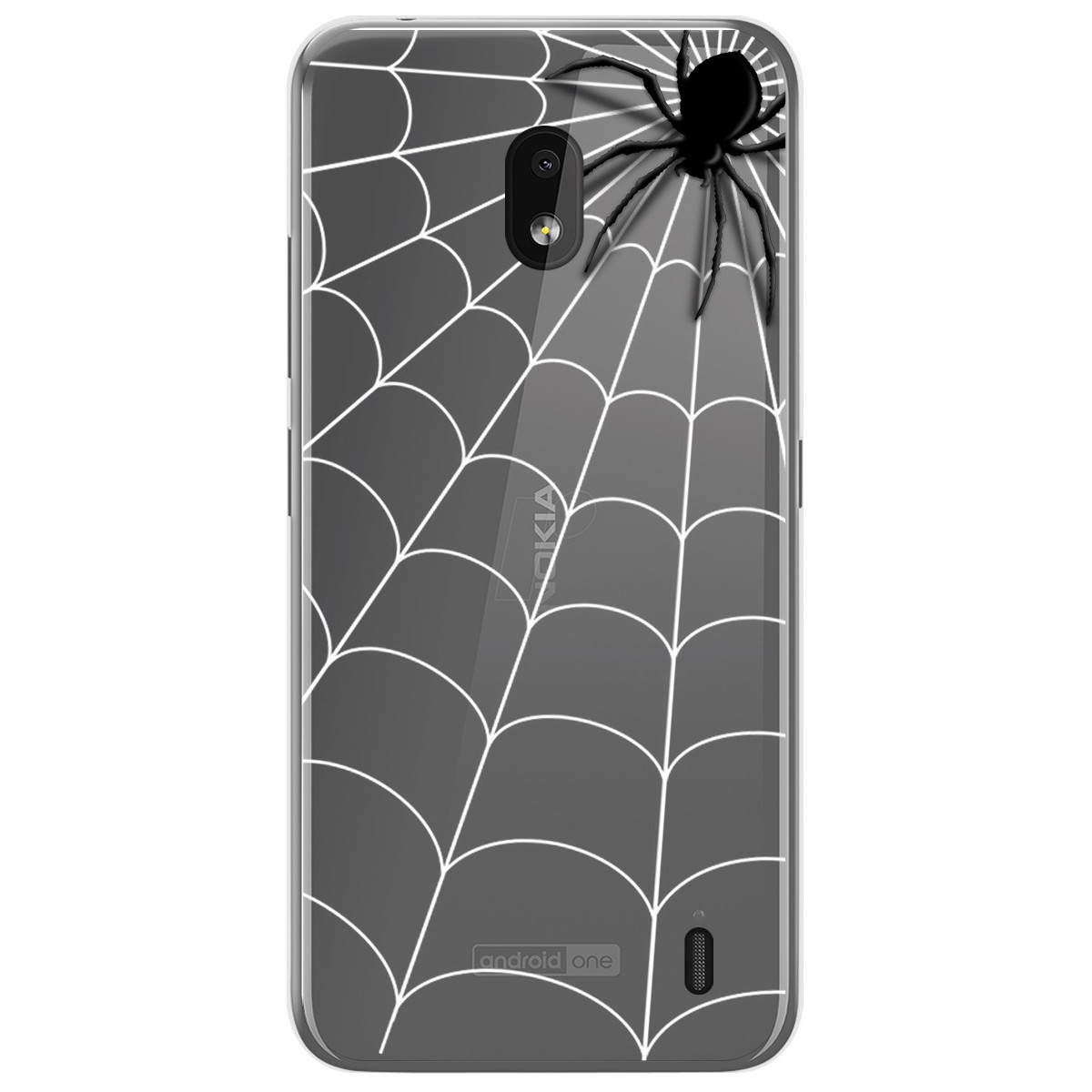 Funda Gel Transparente para Nokia 2.2 diseño Araña Dibujos