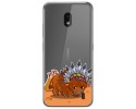 Funda Gel Transparente para Nokia 2.2 diseño Bufalo Dibujos