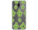 Funda Gel Transparente para Nokia 2.2 diseño Cactus Dibujos