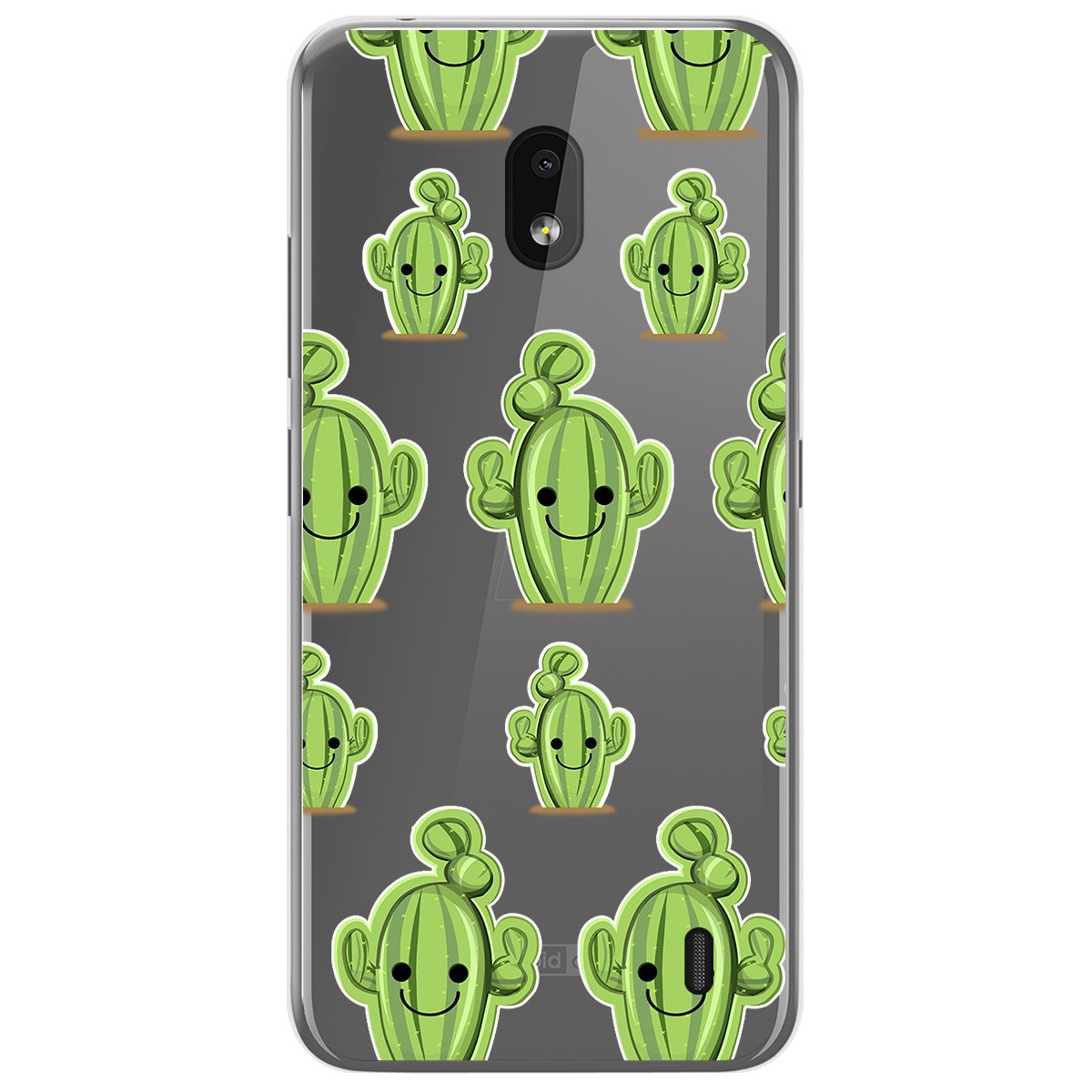 Funda Gel Transparente para Nokia 2.2 diseño Cactus Dibujos
