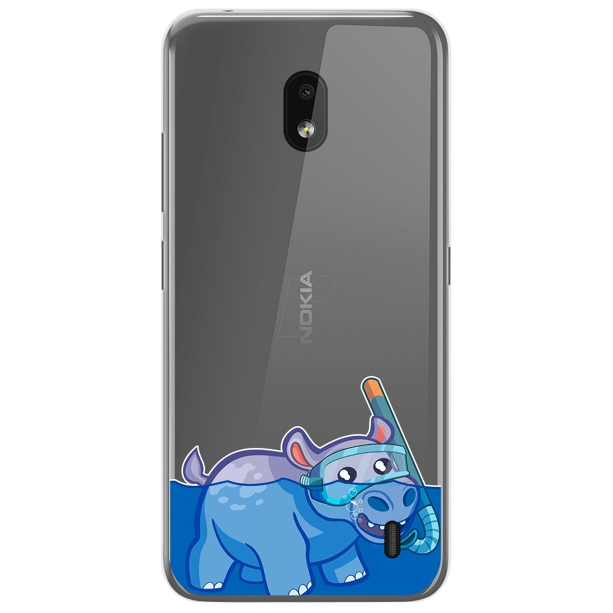 Funda Gel Transparente para Nokia 2.2 diseño Hipo Dibujos