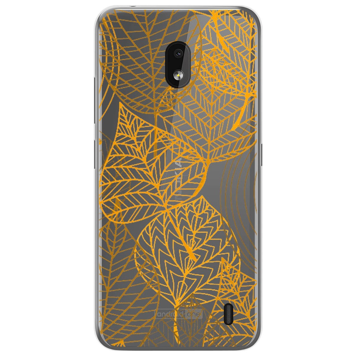 Funda Gel Transparente para Nokia 2.2 diseño Hojas Dibujos